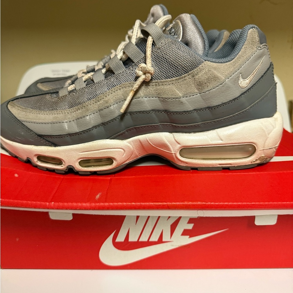 Nike Air Max Sneakers in Gray and Cream